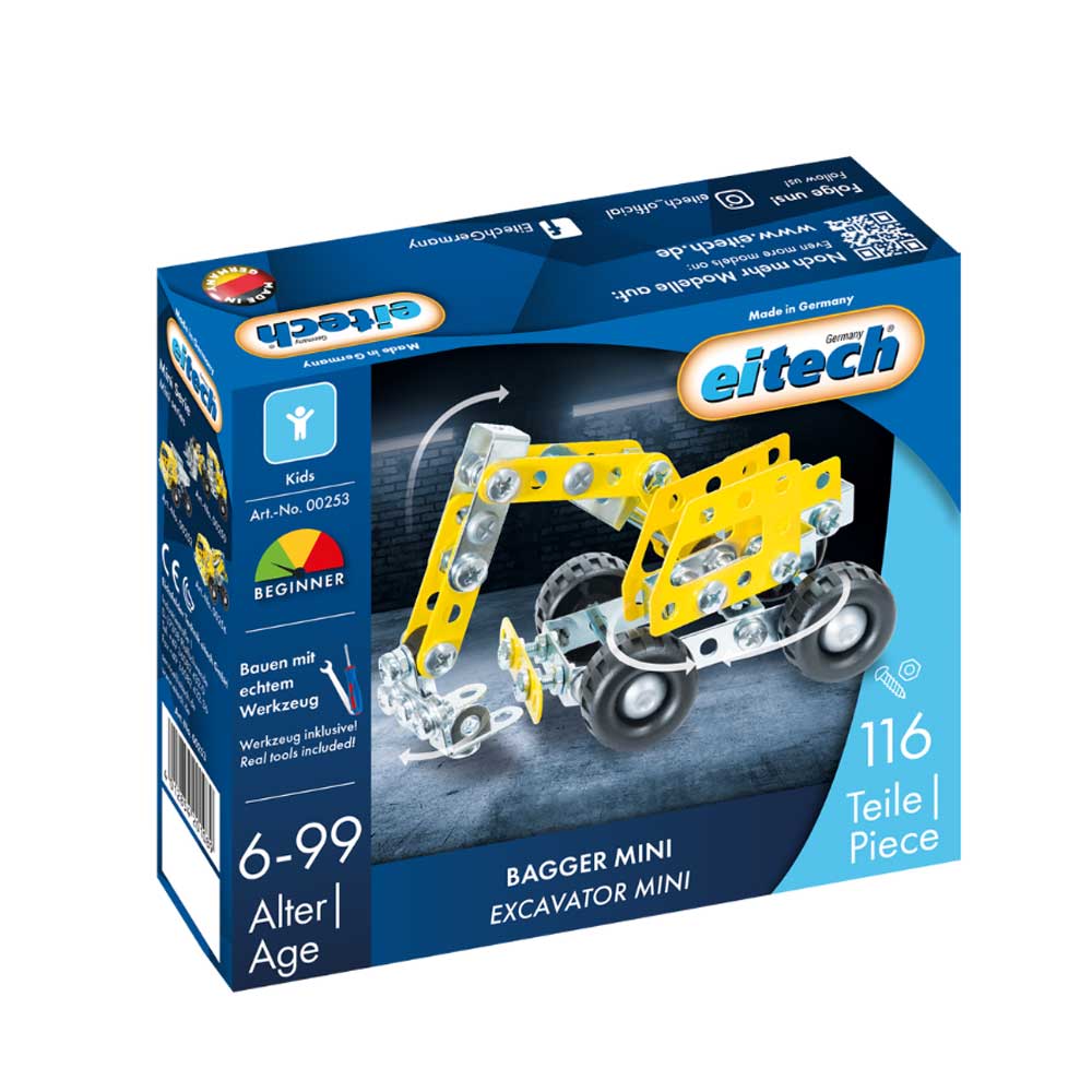 EITECH EXCAVATOR MINI - METAL CONSTRUCTION KIT (116 PARTS)