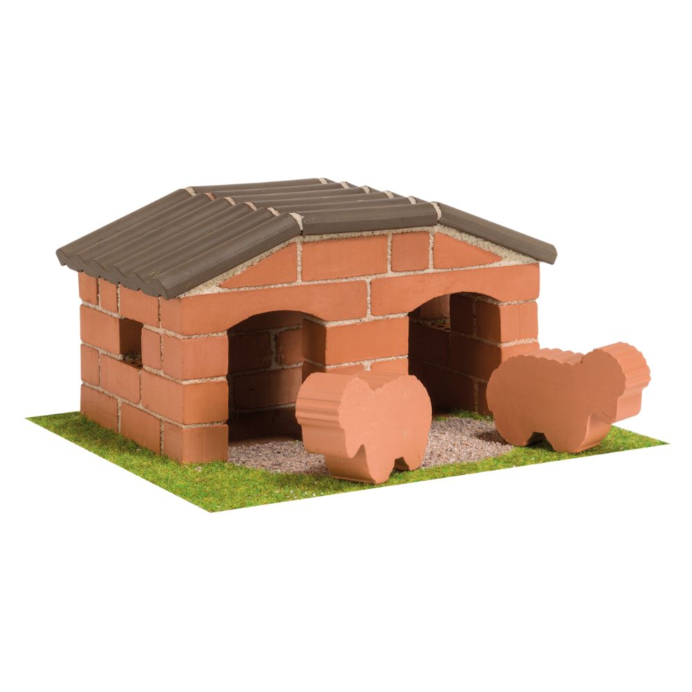 TEIFOC SHEEPFOLD - STONE BUILDING SET (50 PARTS)