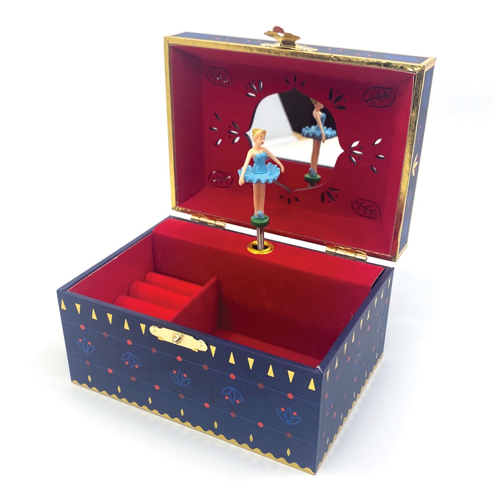 SVOORA MUSICAL JEWELRY BOX CELESTIAL WITH RING HOLDER & WIDE MIRROR VESPERA