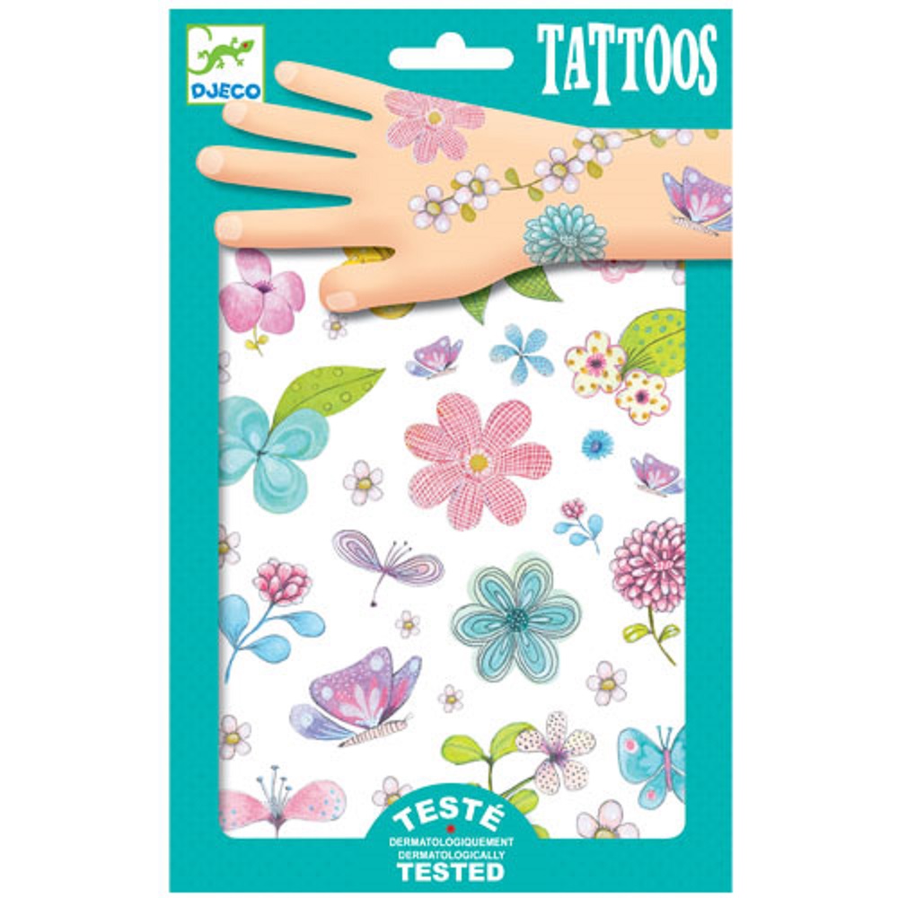 DJECO TATTOOS - FLAIR FLOWERS OF THE FIELDS