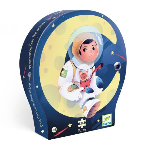 DJECO AN ASTRONAUT ON THE MOON - 36 PCS - FSC MIX