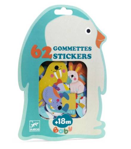 DJECO BABY STICKERS ICE FIELD ANIMALS