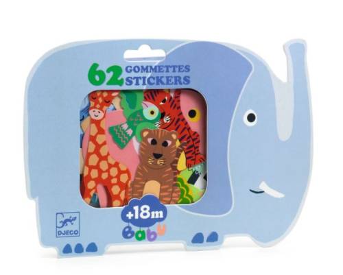 DJECO BABY STICKERS SAFARI ANIMALS