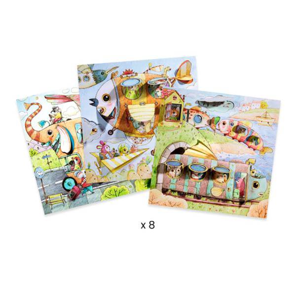 DJECO COLOURING MALOS TRIP - FSC MIX