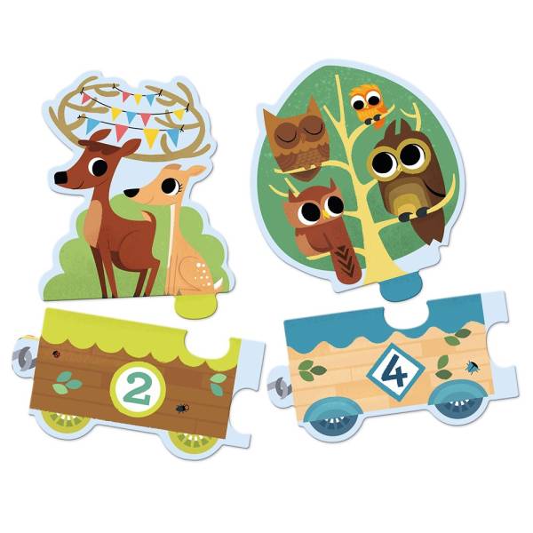 DJECO TOYS AND GAMES EDUCATIONAL GAMES - PUZZLE DUO-TRIO I COUNT