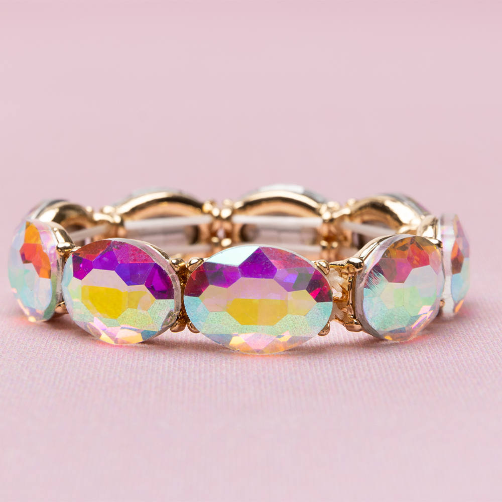 GREAT PRETENDERS BOUTIQUE CHIC AURORA BOREALIS GEM BRACELET