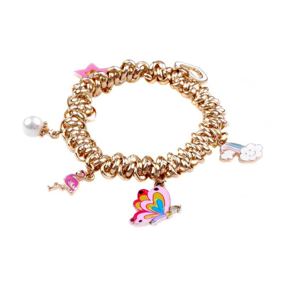 GREAT PRETENDERS CHARM-ED & CHAIN BRACELET