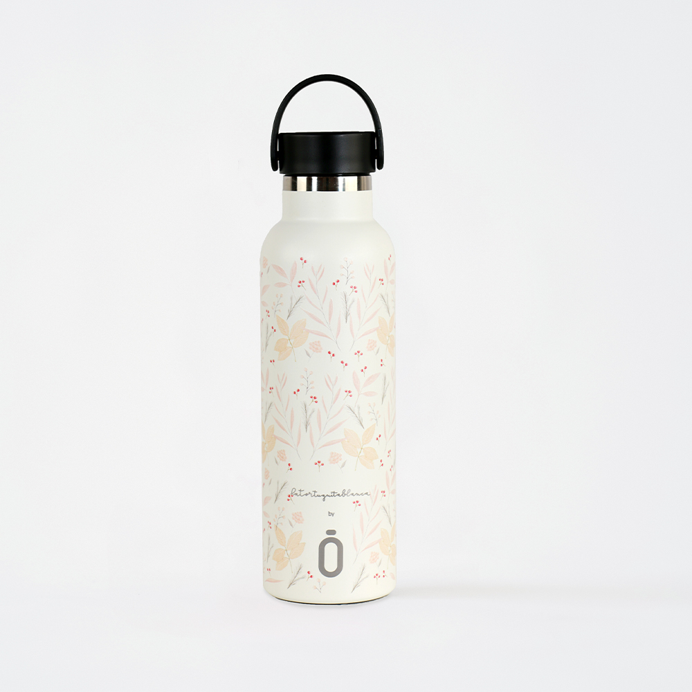 RUNBOTT THERMOS 600ML THE WHITE TURTLE – PLANTS