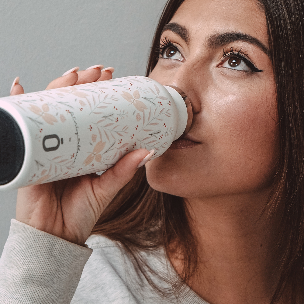 RUNBOTT THERMOS 600ML THE WHITE TURTLE – PLANTS