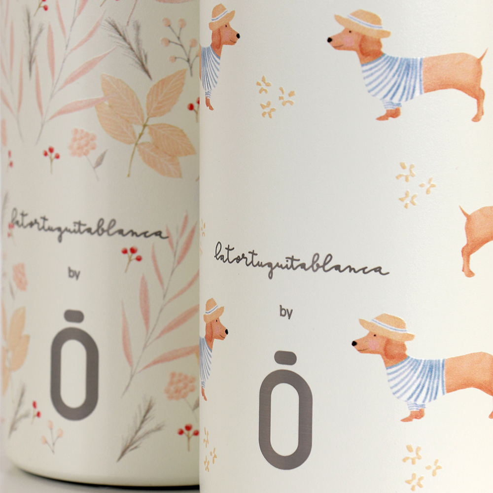 RUNBOTT THERMOS 600ML THE WHITE TURTLE – PLANTS