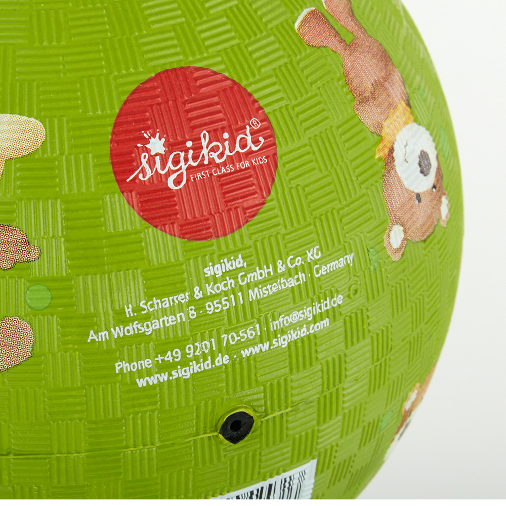 SIGIKID NATURAL RUBBERBALL ANIMALS