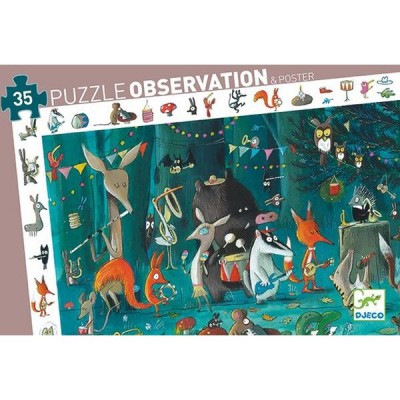 Djeco Observation puzzles The orchestra - 35pcs