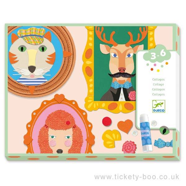 Family Portraits - Collage For Little Ones by Djeco