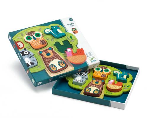 Djeco Wooden puzzles Wooden puzzle - Oski