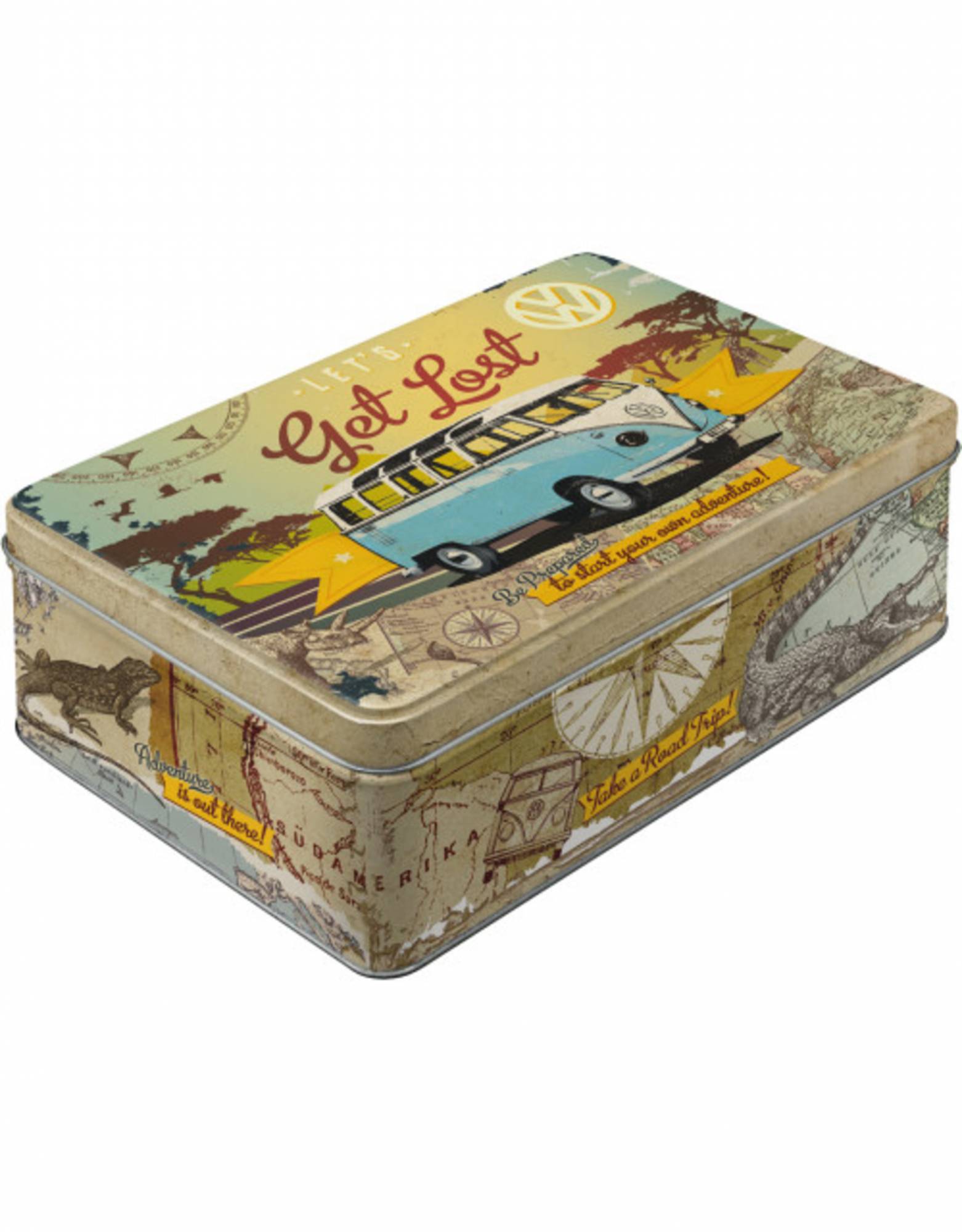 Nostalgic Tin Sign VW Let's Get Lost