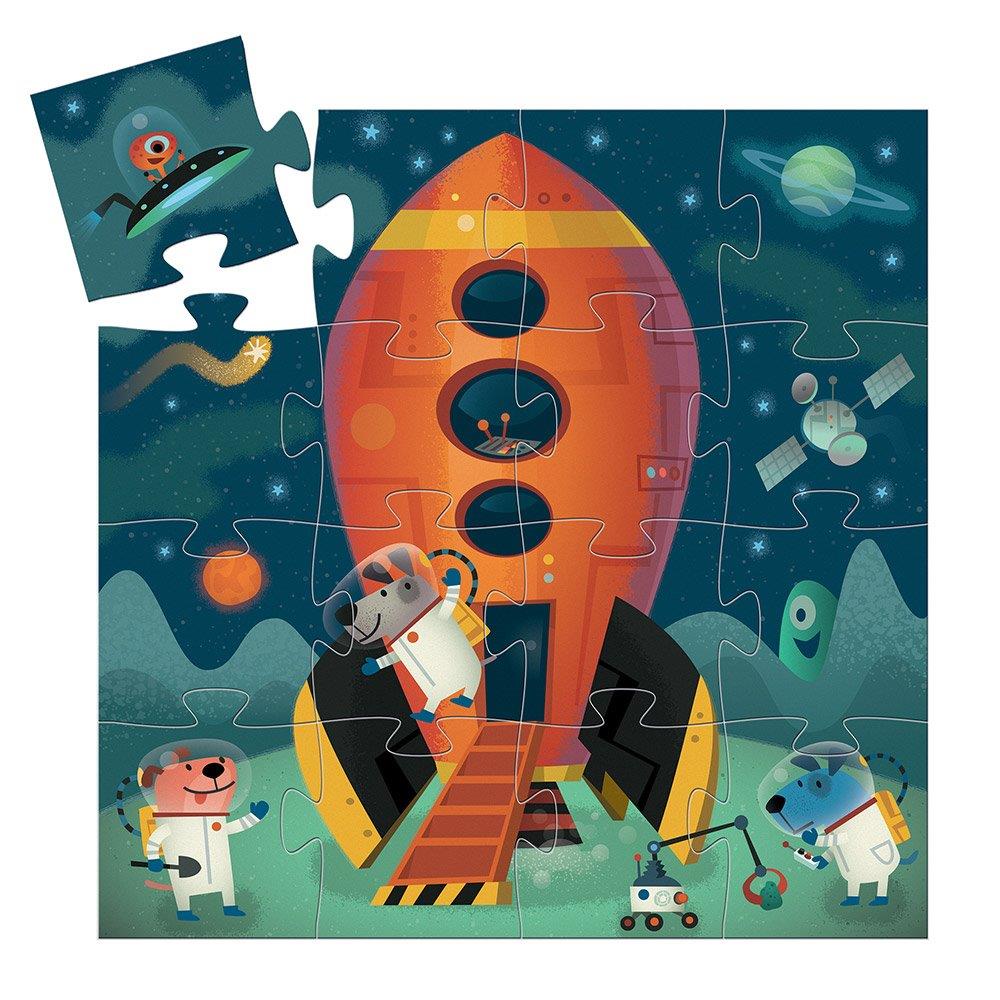 Djeco Puzzles - Silhouette puzzles Spaceship